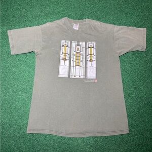 Vintage 90s Frank Lloyd Wright Art T-shirt, Mid Century Modern, 1997 (Large)